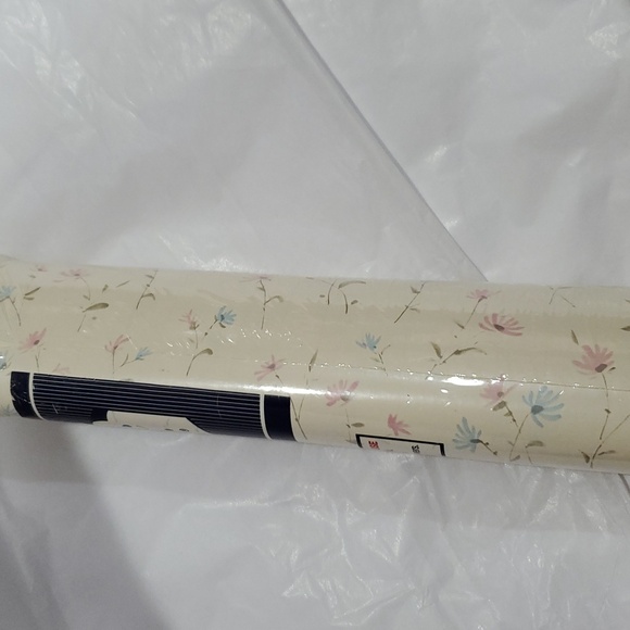 Magic cover self-adhesive 8 yard winsord beige cottage floral shelf drawer liner - Picture 5 of 12